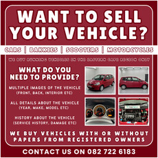 WANT TO SELL YOUR VEHICLE?