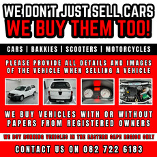 WE DON'T JUST SELL CARS WE BUY THEM TOO!