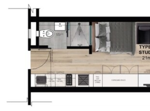 0.5 Bedroom Studio Apartment For Sale in Woodstock