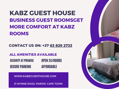 ROOMS FOR HOURLY RATES AVAILABLE IN CAPE TOWN