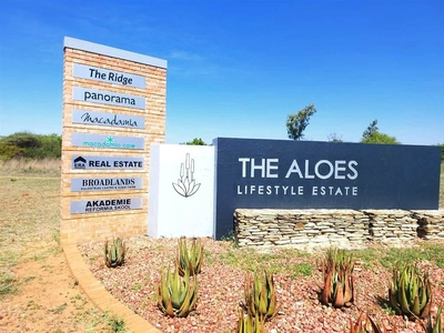 650 m² Land available in The Aloes Lifestyle Estate