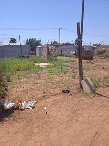 A 15×20 square metres vacant stand is up for sale at Block R in Soshanguv stand