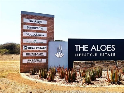 979 m² Land available in The Aloes Lifestyle Estate