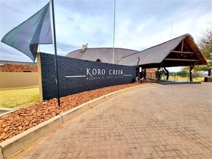 1072 m² Land available in Koro Creek Golf Estate