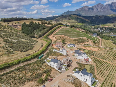 Plot and plan in a secure estate in the Winelands