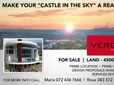 Vacant Land For Sale in Northcliff