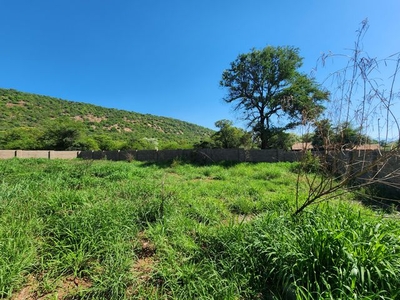 845m² Vacant Land Sold in Thabazimbi