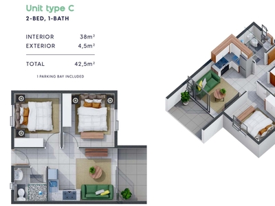 2 Bedroom Apartment / flat for sale in Sheffield Beach - Unit 8 Sheffield Hills