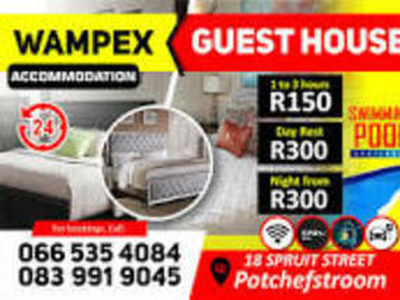 Wampex guest house Potchefstroom /accommodation :0665354084/ 0839919045 - Potchefstroom