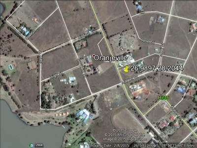 881m² Vacant Land For Sale in Oranjeville