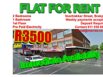 Flat To Rent - Brakpan , Available NOW, towards Brakpan North - Brakpan Central
