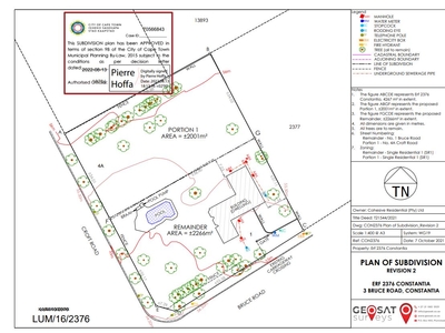 2,001m² Vacant Land For Sale in Constantia